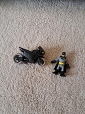 Imaginex Batman Action Figure with Motorbike Toy