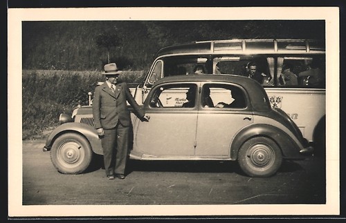 Photo postcard car mercedes - photo,