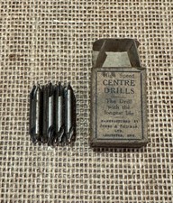 J&S Jones & Shipman Centre Drills in Original Box - made in England - NOS