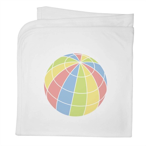 Rainbow globe baby blanket - globe',