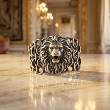 Lion Men silver ring Hand Made