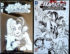 HARLEY'S LITTLE BLACK BOOK #1 NM J SCOTT CAMPBELL INK SKETCH COVER 48 PAGES 2015