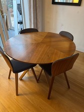 John Lewis Walnut Wood Round