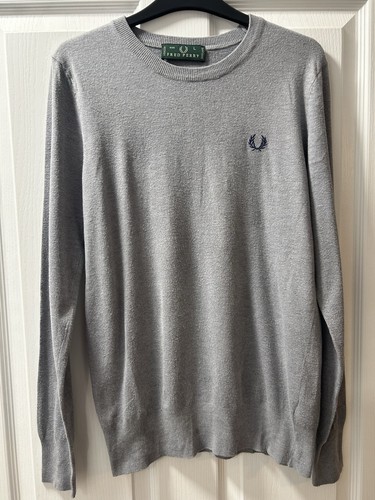 Grey fred perry jumper kids - grey,