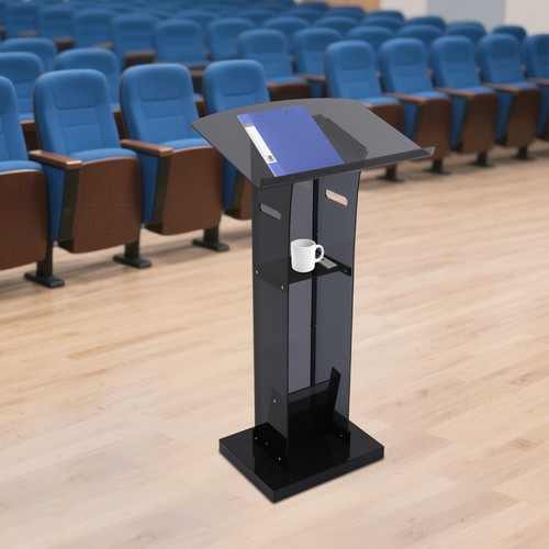 Acrylic podium stand floor - podium, stand,