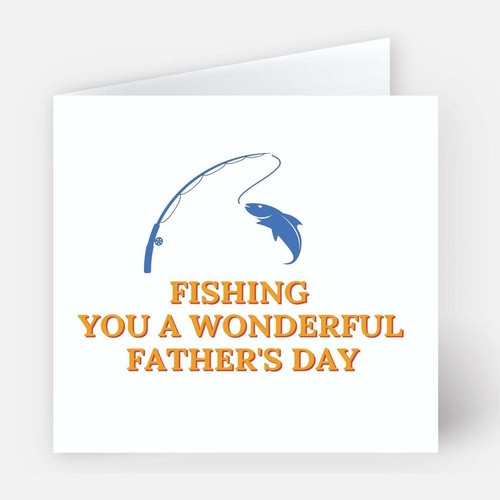 Fathers day greeting card - fathers,