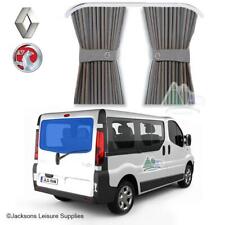CAMPER VAN CURTAIN & RAIL KIT FOR RENAULT/VAUXHALL REAR TAILGATE SINGLE DOOR