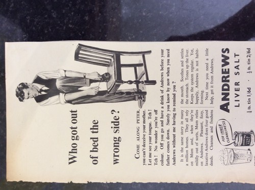 A1k ephemera 1952 advert - ephemera,