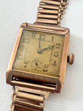 1929 Rotary Solid 9ct Gold Art