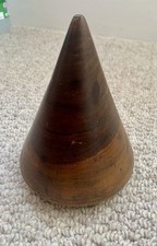 Vintage Treen Plumbing Turnpin Lead Dressing Tool Lignum Vitae, VGC