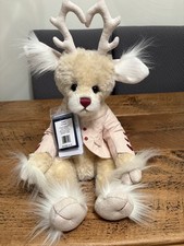 Charlie Bears Cupid Reindeer Retired Limited Edition Signature Collection & Tags