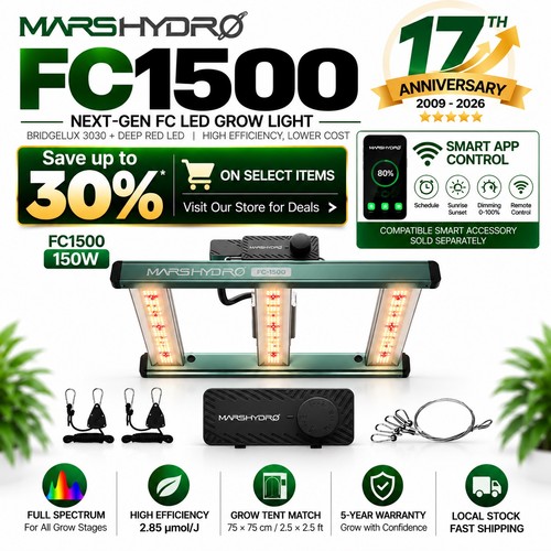 Mars hydro 1500 150w led - 150w,