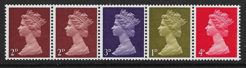 1969 sg725m pre decimal 1s - gb, pre-decimal