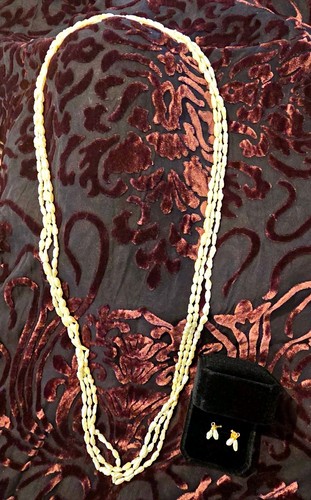 Freshwater seed pearl necklace - freshwater,