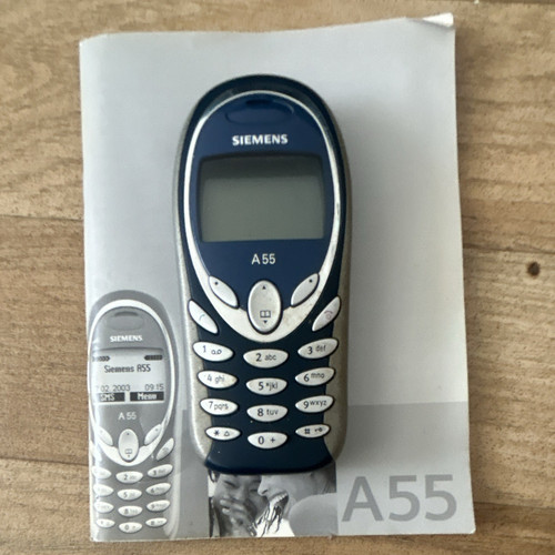 Siemens a55 blue silver bar - siemens,