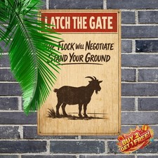 Keep Gate Closed Sheep Plaque