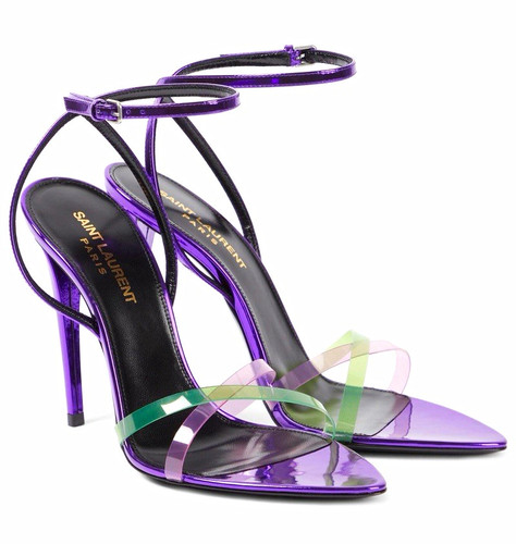 Saint laurent purple patent - purple,