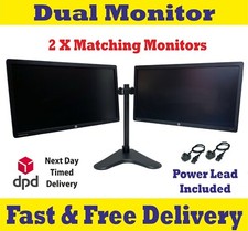 2x19" Dell HP-Dual Monitor
