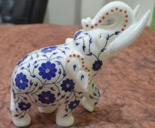 Marble Elephant semiprecious
