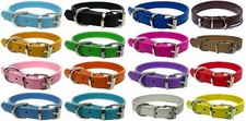 PU Leather Dog Collar for Puppy Cat Kitten Dogs, Small, Medium Large Pet Collars