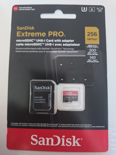 Sandisk extreme pro 256gb - pro,