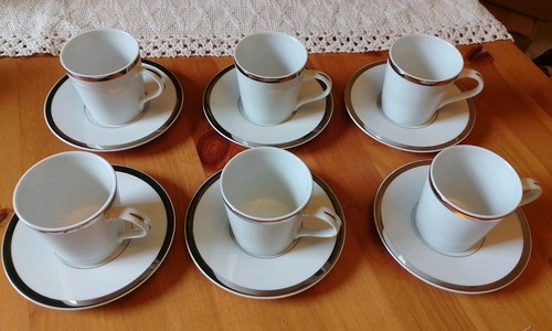 Espresso cups saucers set of - espresso,