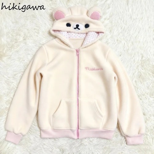Women bear ear hooded - hooded, zipper
