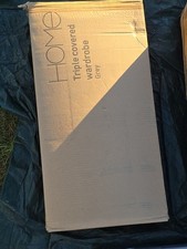 Home Covered Triple Wardrobe