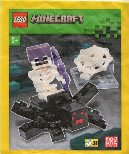 Lego minecraft spider jockey - minecraft,