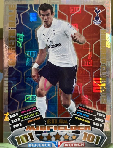 Gareth bale topps match attax - topps,