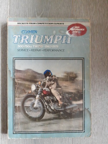 Vintage clymer triumph repair - vintage,