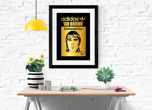 Ian brown adidas gold music - a4,