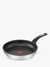 JOHN LEWIS Tefal Emotion Stainless Steel Non-Stick  Frying Pan 28cm  USED