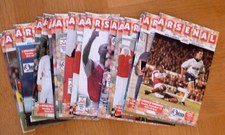 19 Arsenal Programmes 1993/94