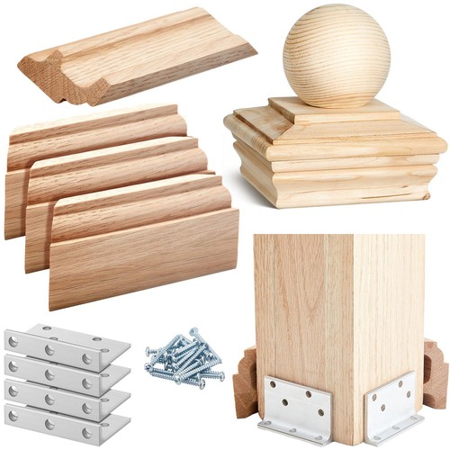 4x4 wood newel post - wood,
