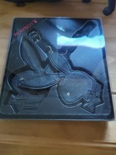 Black Playboy Bunny Genuine Luggage Tags x 2 In Original Box Never Used