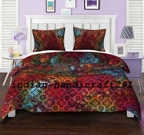 Mandala striped duvet cover - striped,