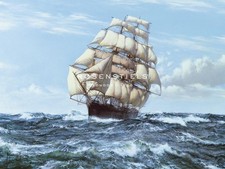 Montague Dawson Racing Home -