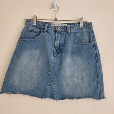 Denim co blue denim mini skirt size 10 Y2K 1990s style