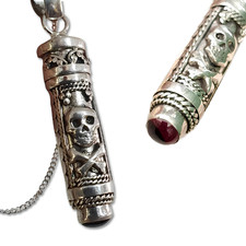 Skull Crossbones Garnet