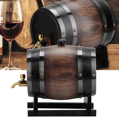 Red wine bucket - wine, wood