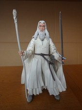 Gandalf the White Figure, Lord of the Rings figurine, 30cm, with staff & sword