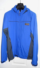 RAB VAPOUR RISE MEN'S MEDIUM BLUE FLEECE LINED FULL ZIP TRAIL JACKET COAT & HOOD