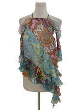 Zara Women's Ruffle Flowy Top