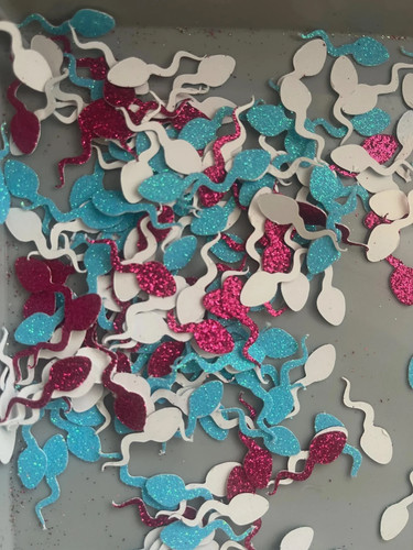 Glitter pink blue - glitter, &