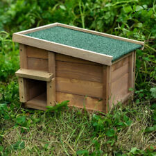 Hedgehog House & Hibernation Shelter Predator Proof Outdoor Habitat Wood New