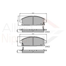 Brake Pads Set For Nissan