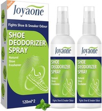Shoe Deodorizer Spray, 2 Pack