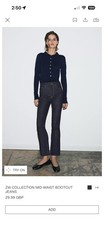 Zara Mid Waist Indigo Slim