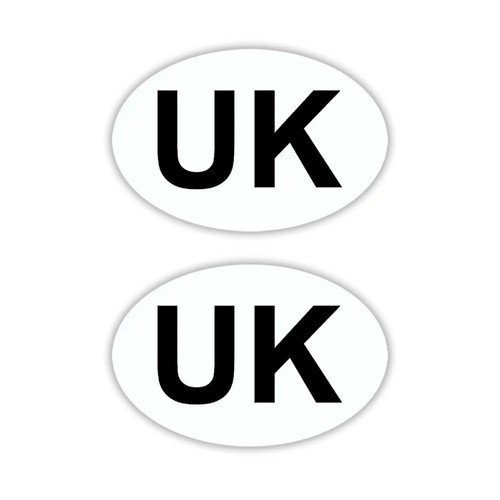 Vehicle sticker plate - uk,